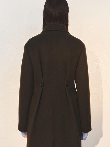 Back Detail Single Coat - Brown - kuho plus - Modalova