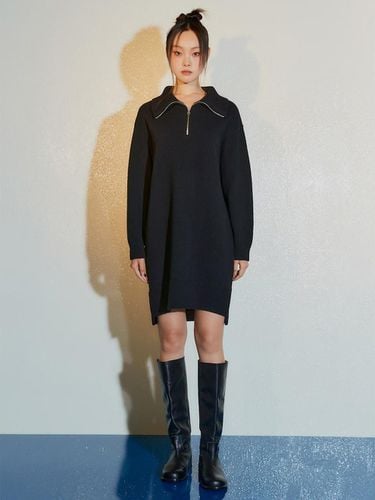 Signature Knit Dress - Black - kuho plus - Modalova