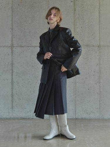 Eco Leather Tailored Oversized Jacket [] - Ihr - Modalova