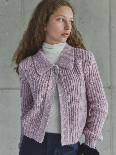 One Button Flared Wool Cotton Cardigan [] - Ihr - Modalova