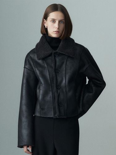 REVERSIBLE LEATHER SHEARLING MUSTANG - RE RHEE - Modalova