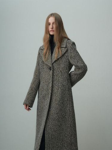 WOOL BLENED WIDE COLLAR COAT - RE RHEE - Modalova