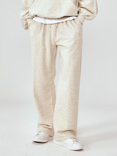 Solid Wide Sweatpants - MOMENTISM - Modalova