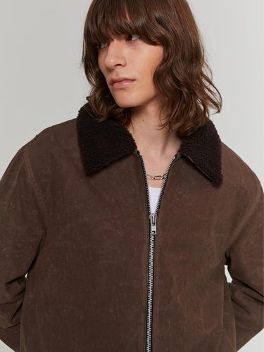 Work Wax Down Jacket (Brown) - ANDROS - Modalova