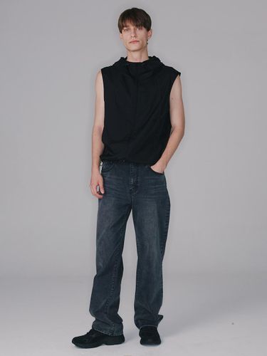 For men, Argyle Hole Pocket Straight Denim / - MOONSUN - Modalova