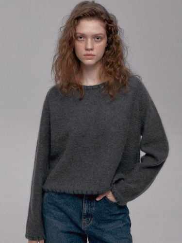 Mohair Stitch Knit (Charcoal) - THE RYE - Modalova