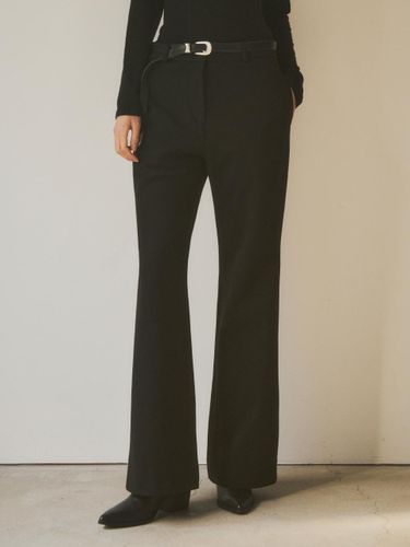 Slim Boot-cut Slacks_CTB510(Black) - CITTA - Modalova