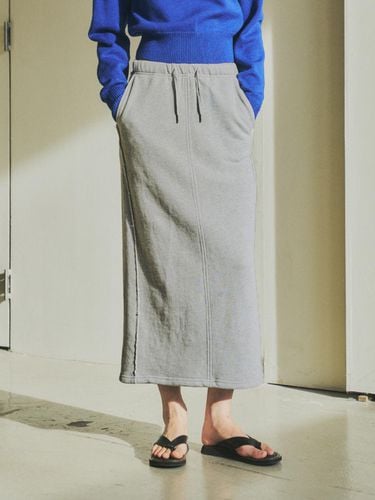 Every Where Sweat Skirt_Melange Grey - CITTA - Modalova