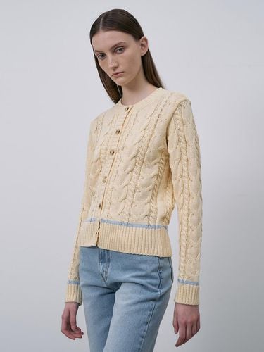 Cotton Cable Cardigan - Lamerei - Modalova