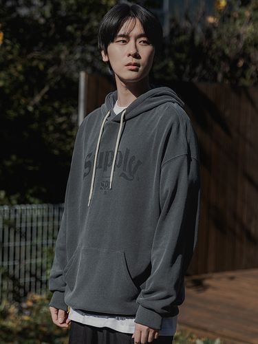 Supply Pigment Hoodie (2 Color) - alvinclo - Modalova