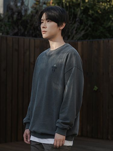 CREATIVE Pigment Oversized Sweatshirt (2 Color) - alvinclo - Modalova