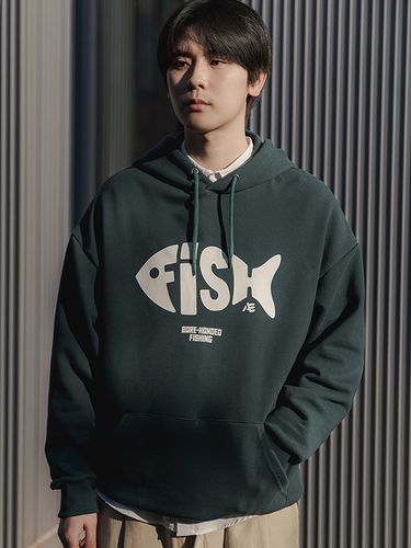 Fish Oversized Hoodie (4 Color) - alvinclo - Modalova