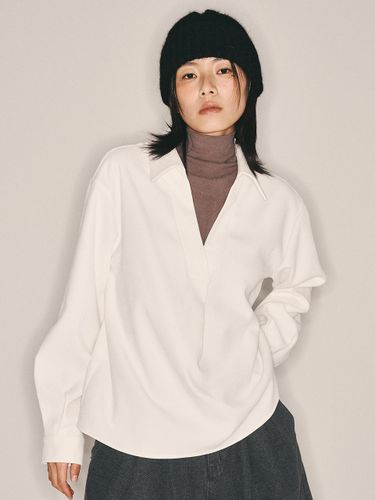 AR_Fake inner turtleneck layerd shirt - Aei&Rei - Modalova