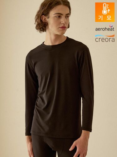 Heating] Cozy Round Men's T-shirt - HUGDAY - Modalova