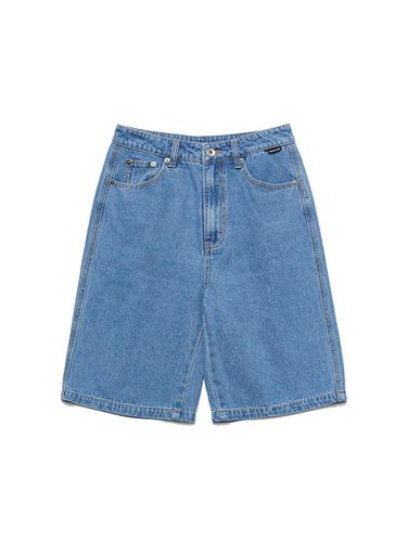 Women Bermuda Denim Shorts - Blue - MARKM - Modalova