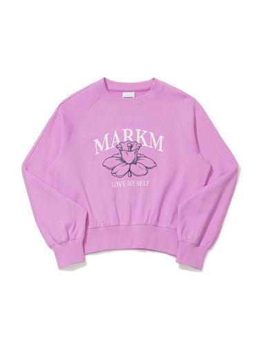 Women Flower Cropped Sweatshirt - MARKM - Modalova