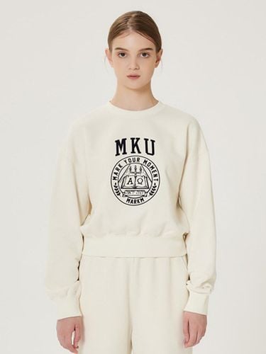 Women M Logo Cropped Sweatshirt - MARKM - Modalova