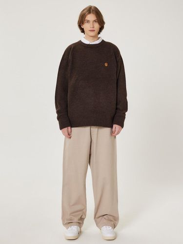 Wide Leg Chino Pants - Beige - MARKM - Modalova