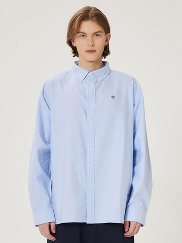 Oversized Fit Smile Logo Oxford Shirt - MARKM - Modalova