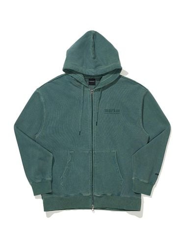 Pigment Hoodie Zip Up_Khaki - MARKM - Modalova