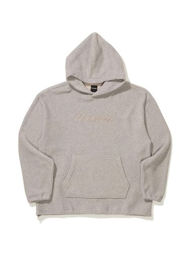 Fleece Logo Hoodie - Beige - MARKM - Modalova