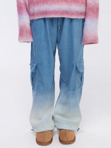 Corduroy Banding Pants_Blue - The GREATEST - Modalova