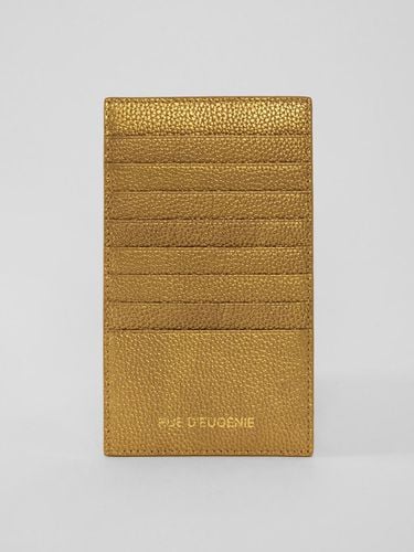 Leather Card Wallet_Gold - RUE D’EUGENIE - Modalova