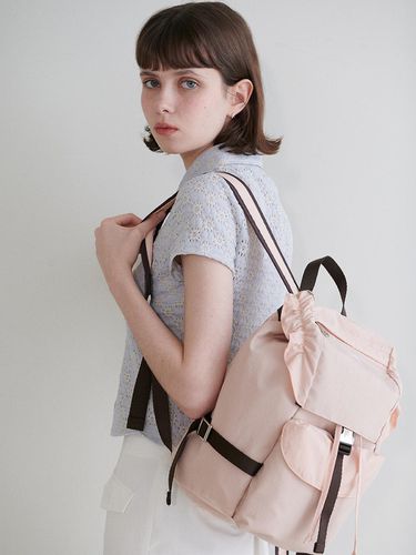 Bonnet Nylon Backpack_Light Pink - RAIVE - Modalova