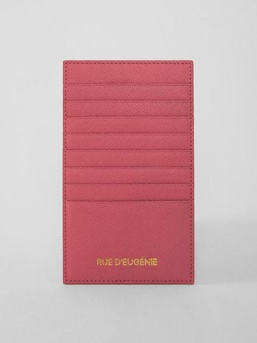 Leather Card Wallet_Pink - RUE D’EUGENIE - Modalova