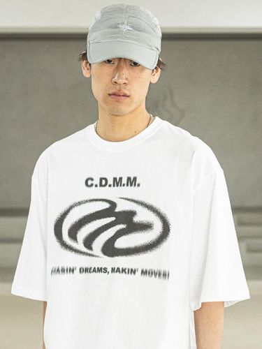 CDMM Real Oversized T-shirt_White - MASSNOUN - Modalova