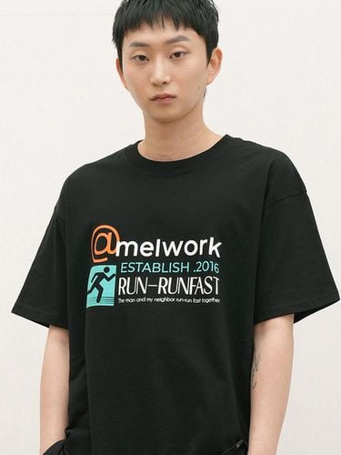 Run Fast T-shirt_Black - CAMELWORK - Modalova