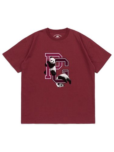 Playground T-shirt_Burgundy - POLYGRAM - Modalova