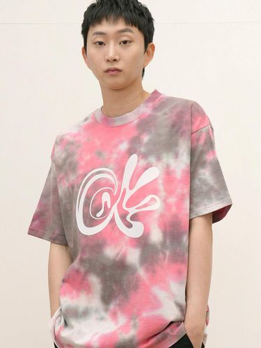 Logo Tie Dye T-shirt_Pink - CAMELWORK - Modalova