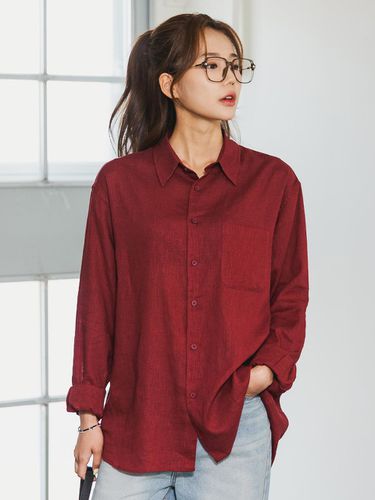 DE LUXE] Daily Basic Linen Shirt - alvinclo - Modalova