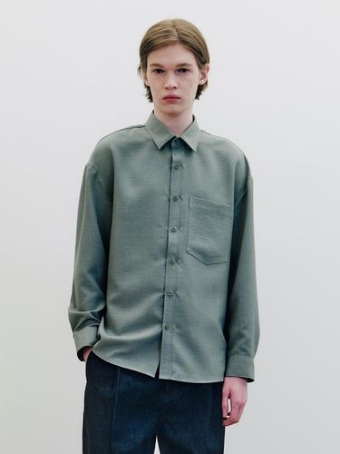 Wrinkle Semi Oversized Shirt - MIND BRIDGE MEN - Modalova