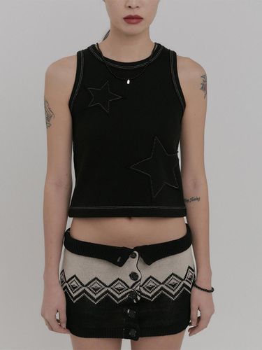 Star Sleeveless [Black] - SALTY PEBBLE - Modalova