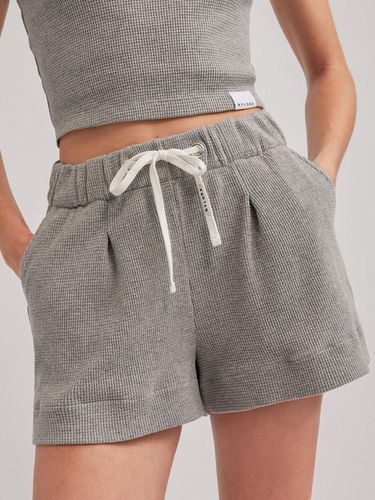 Emma Waffle Shorts - Heather Gray - NYLORA - Modalova