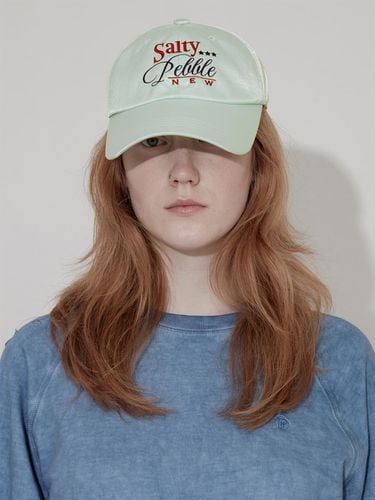 Silky Logo Cap _ Mint - SALTY PEBBLE - Modalova