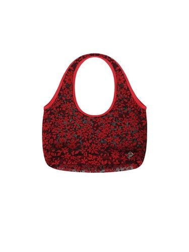 Flower Mesh Bag _ Red - SALTY PEBBLE - Modalova