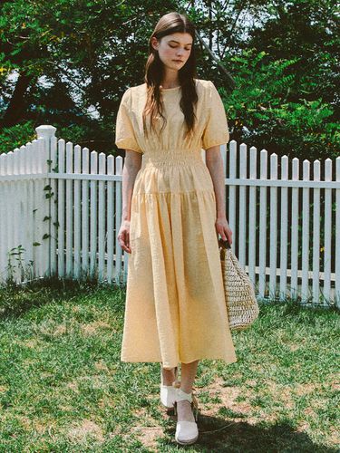 Crispy Puff Frill Dress - marieclaire - Modalova