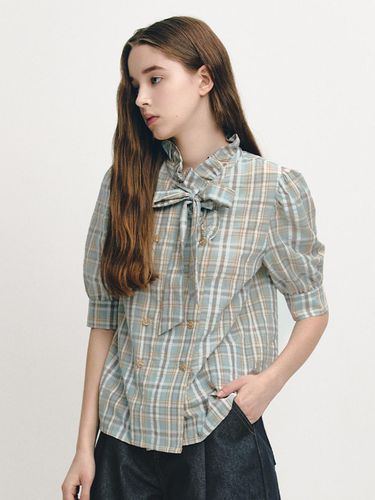 Neck Frill Tie Blouse - marieclaire - Modalova