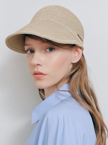 Marie Logo Plate Bucket Hat_Sand - marieclaire - Modalova