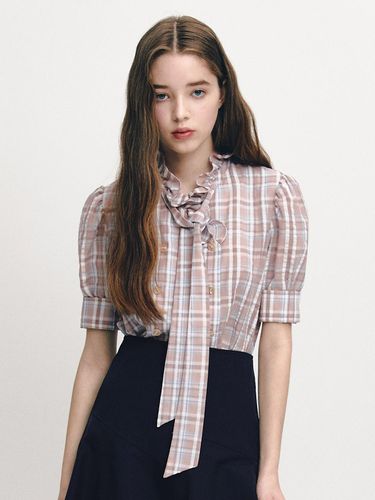 Neck Frill Tie Blouse - marieclaire - Modalova