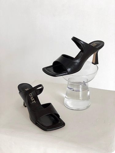 Wild Square Rose Mules_Black - jeu d`art - Modalova