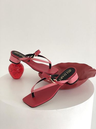 Flip Flop Flat Mules_Red - jeu d`art - Modalova