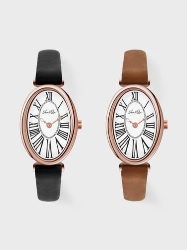 Dome Watch - Rosegold / White - Ven&Qu - Modalova