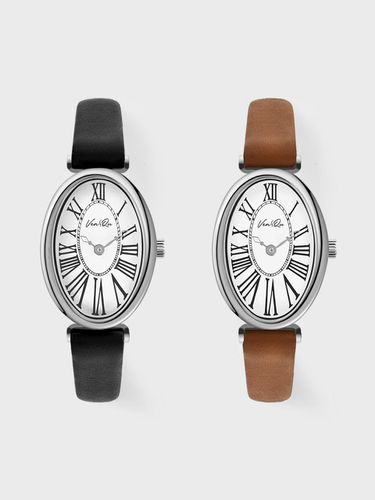 Dome Watch - Silver / White - Ven&Qu - Modalova