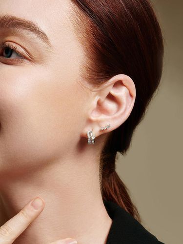 Sparkle Ear Climber 925 Stud Earrings - ANIA HAIE - Modalova