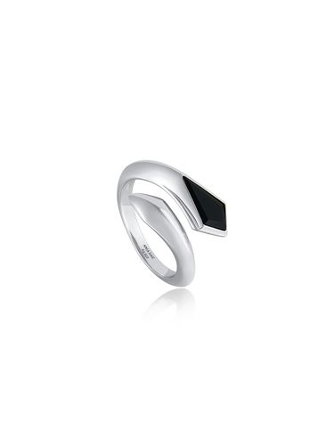 Black Onyx 925 Silver Ring - ANIA HAIE - Modalova