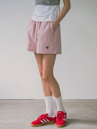 Logo Nylon Short (Light Pink) - vanone atelier - Modalova